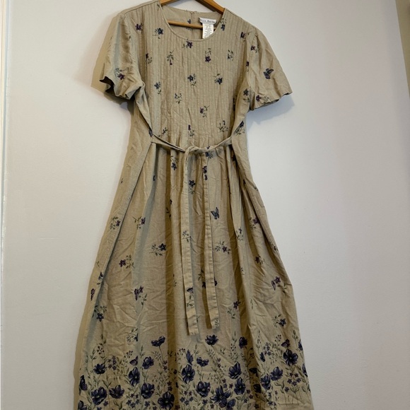 Vintage Linen Dress - Adjustable Size L - Picture 10 of 10